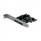 Tarjeta PCIe-x1 2-SATA3.0 2-eSATA3.0 PCIExpress ASM1061 asmedia - Miniatura 3