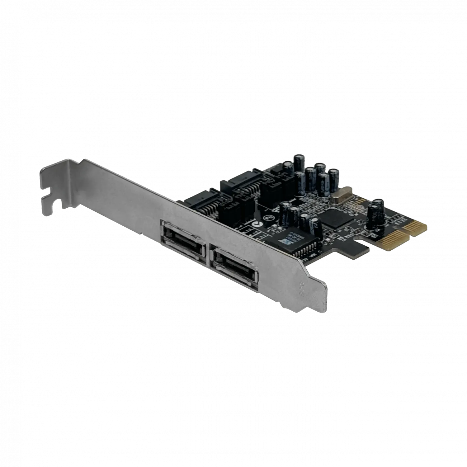 Tarjeta PCIe-x1 2-SATA3.0 2-eSATA3.0 PCIExpress ASM1061 asmedia 3