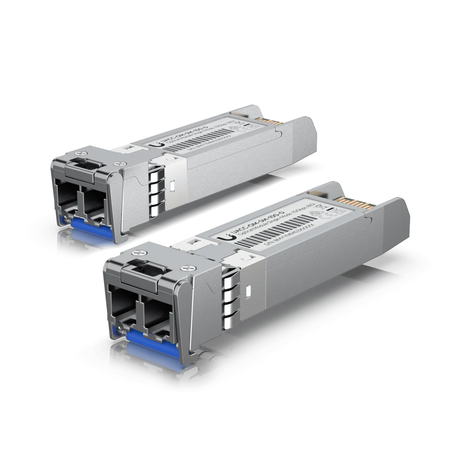 UBIQUITI 2-unidades SFP+ SM 10Gbps 10km 1310nm 2-LC UACC-OM-SM-10G-D 3