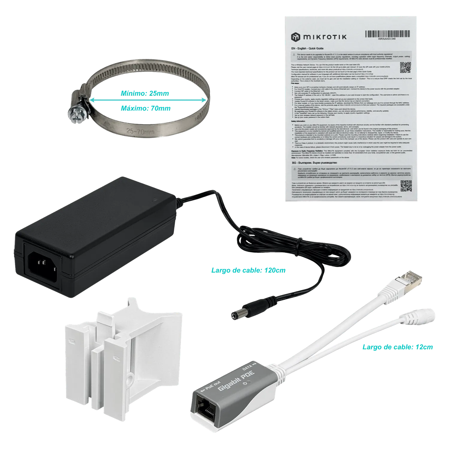 Punto de Acceso Exterior MikroTik OmniTIK 5 PoE ac - 5 GHz, 802.11ac, 5 Puertos Gigabit con PoE-Out 9