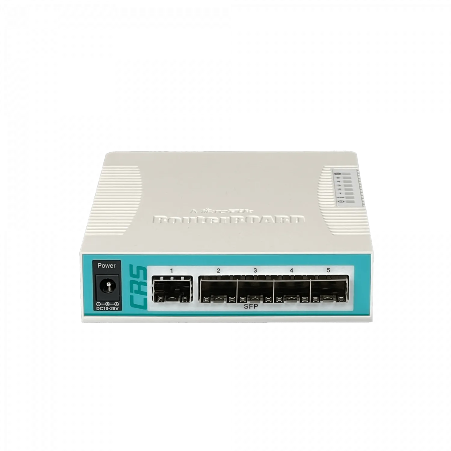 Switch Fibra MikroTik CRS106-1C-5S, 5 SFP + 1 combo SFP/RJ45, RouterOS L5 4