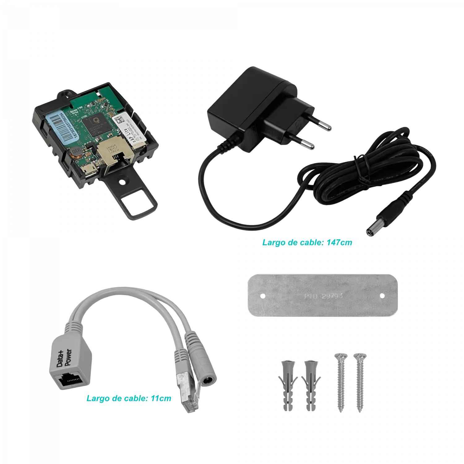 Access Point MikroTik CAP-LITE 2.4GHz 1.5dBi PoE Techo/Muro L4 10