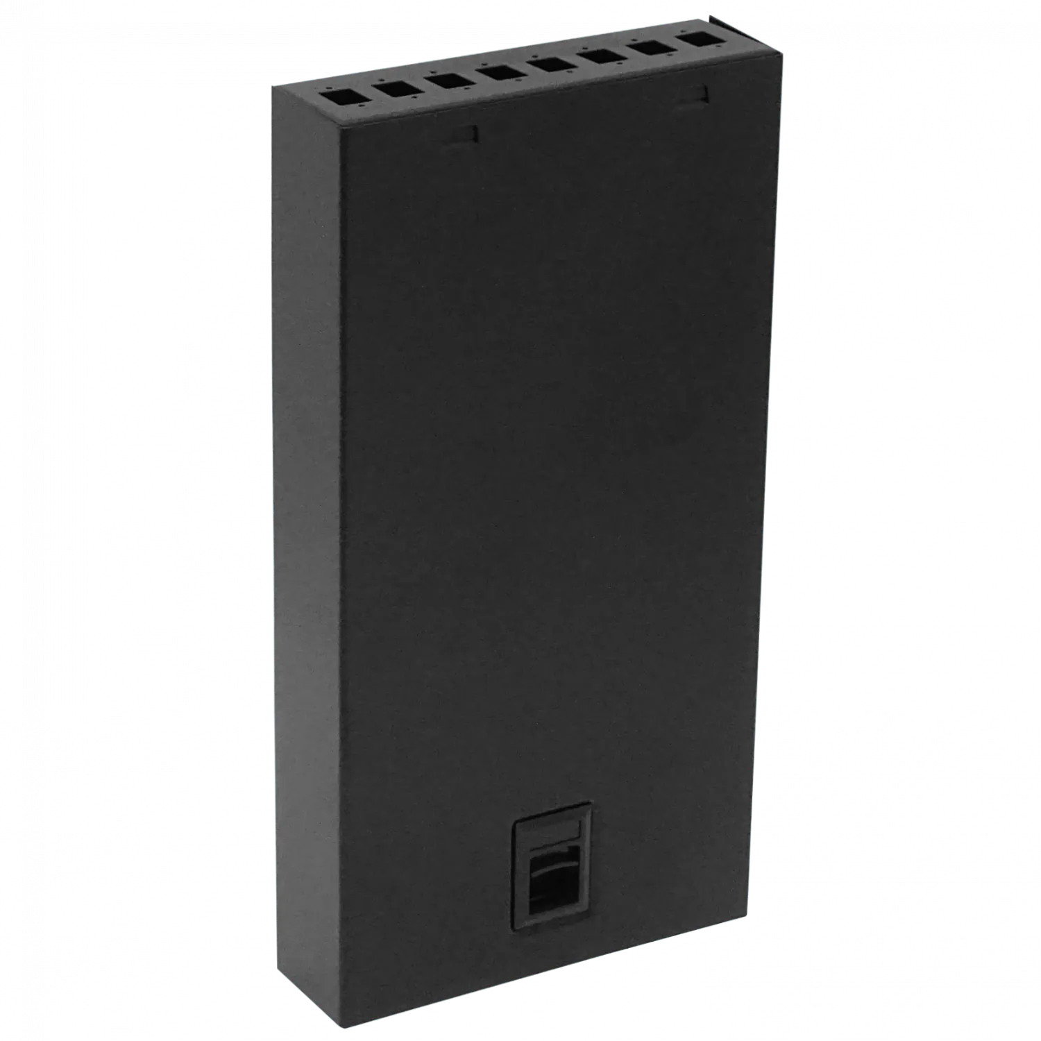 Caja de Terminación de Fibra Óptica 8 Puertos IP20 Negra - BOX-8 2