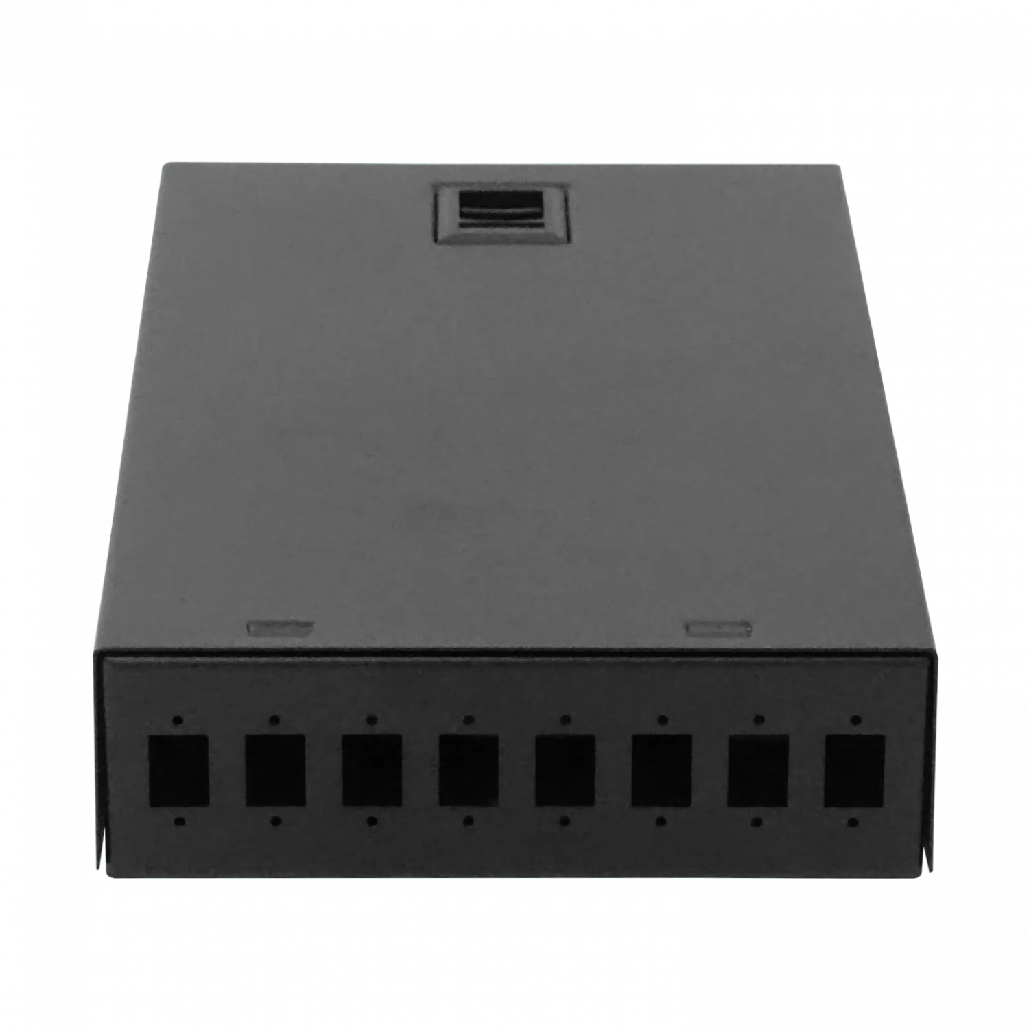 Caja de Terminación de Fibra Óptica 8 Puertos IP20 Negra - BOX-8 7