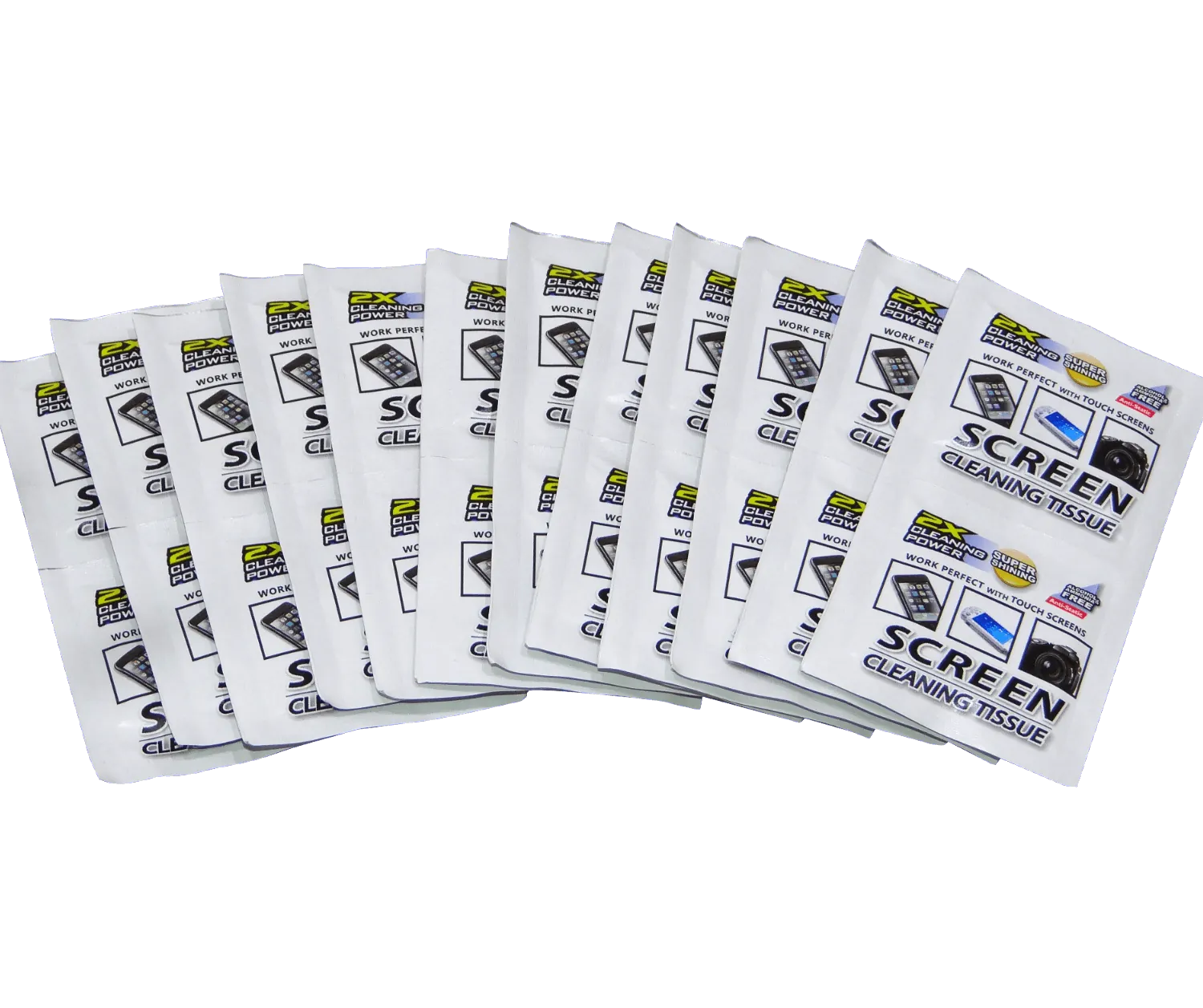 Pack de 24 Toallitas de Limpieza Anti-Estáticas para Pantallas, 130x150mm 2