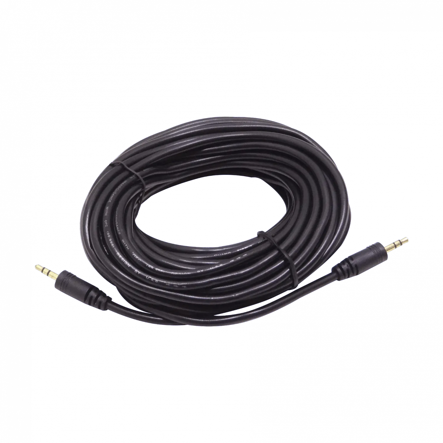 Cable de Audio 3.5mm Macho a Macho, 10m, Estéreo, Negro 2