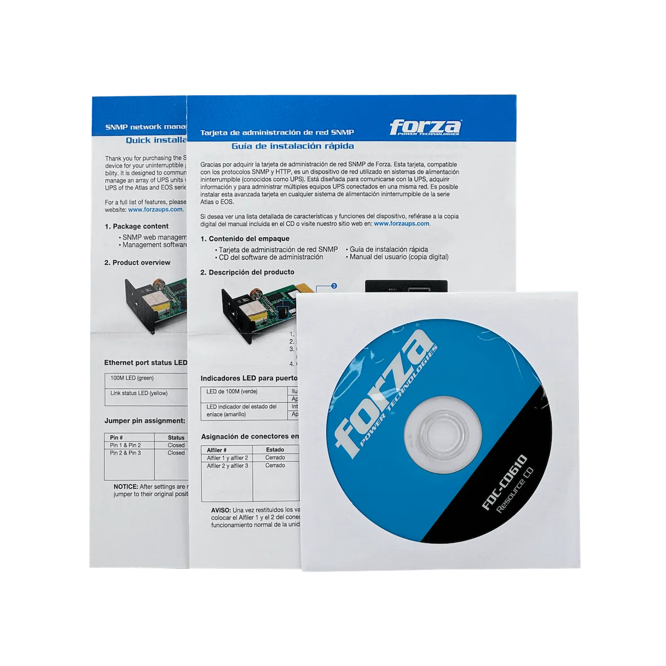 Tarjeta SNMP Forza FDC-N - Monitoreo y Gestión Remota para UPS 5