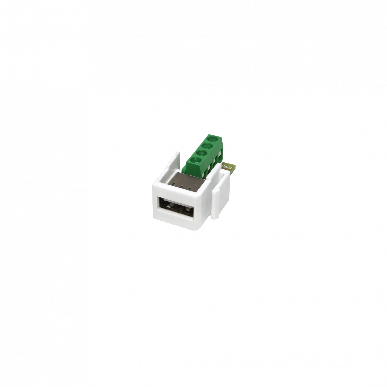 Keystone USB-AH a Regleta 4-pin Tornillos Blanco Plastico 3