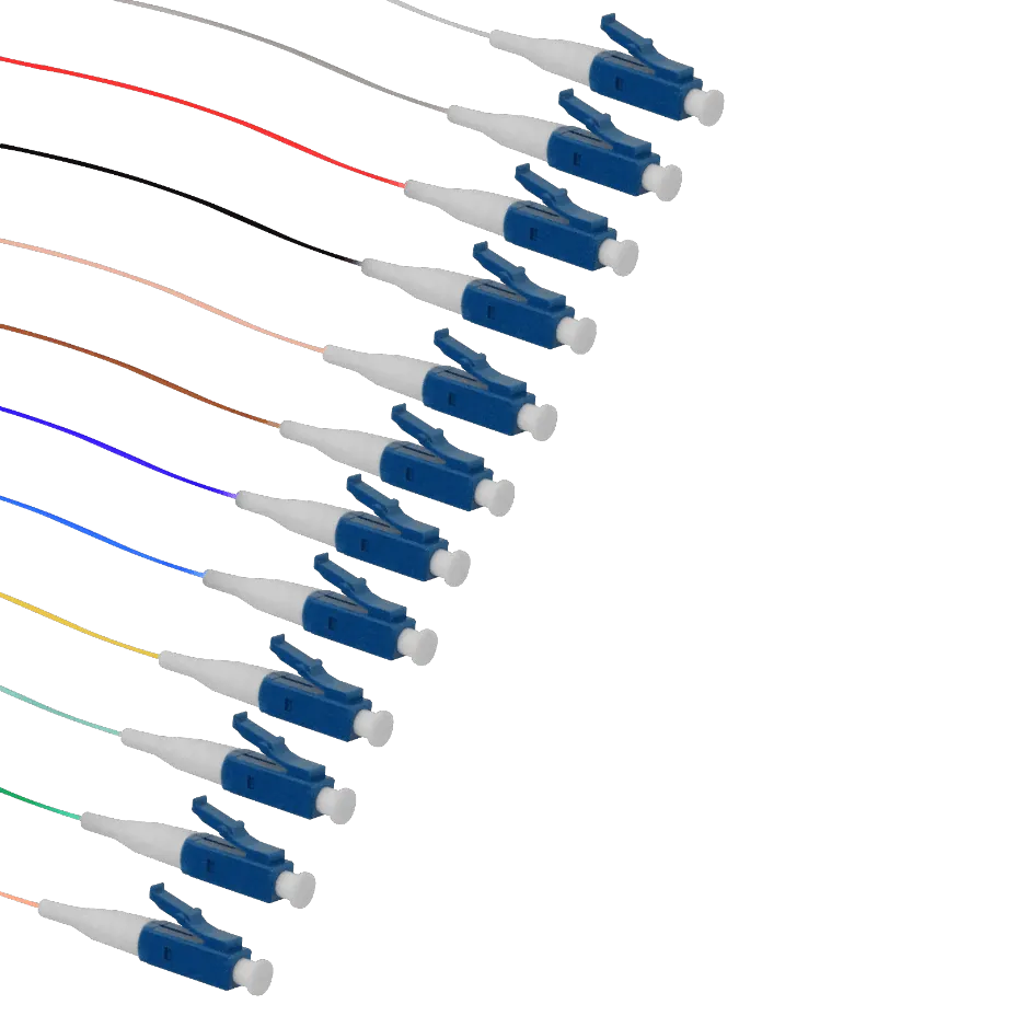 LC SM 1,5mt 12-Unidades Pigtail MonoModo SingleMode 12-Colores-distint 2