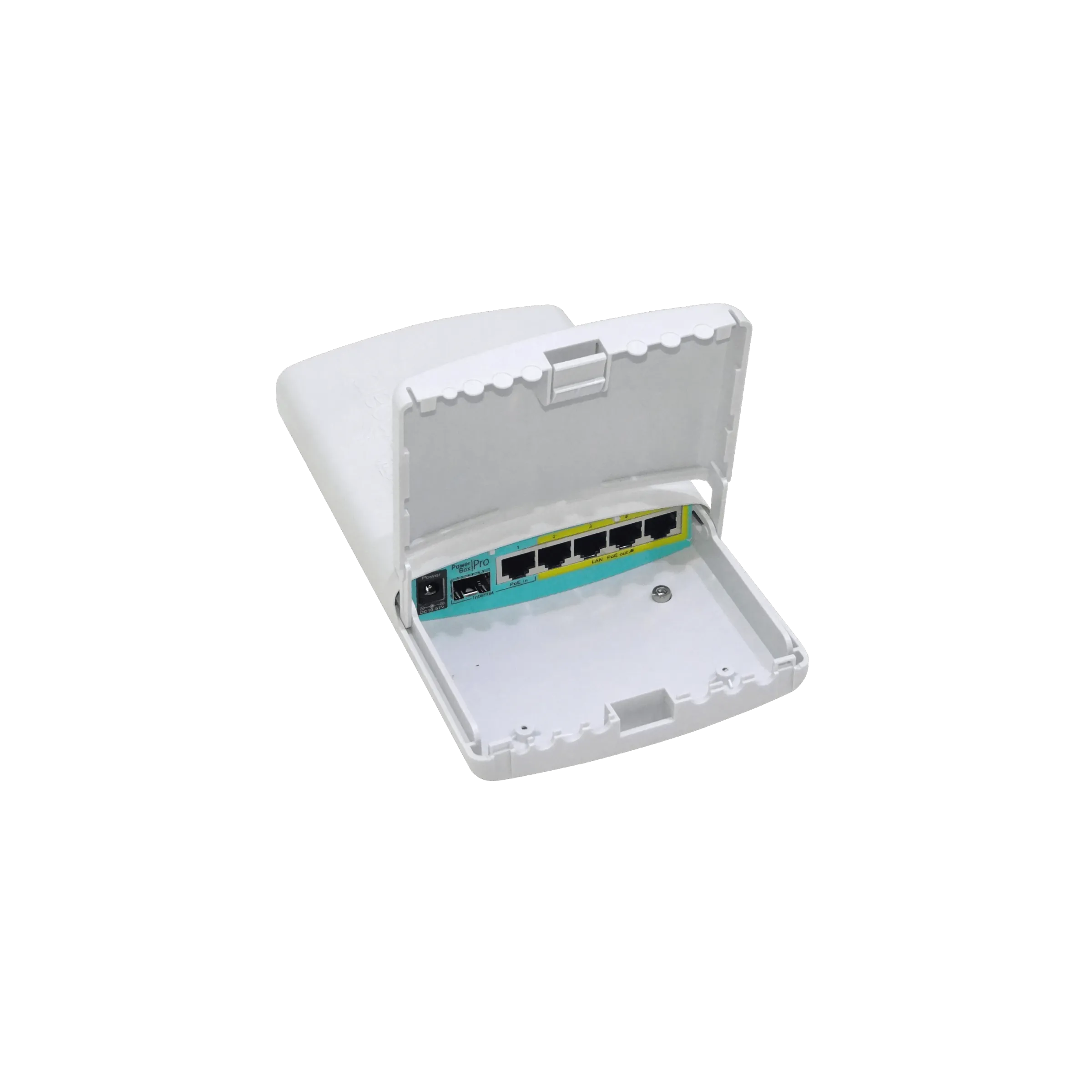 Router MikroTik PowerBox Pro RB960PGS-PB - x5 Puertos, 4 PoE Out, SFP, CPU 800MHz, 128MB RAM 6