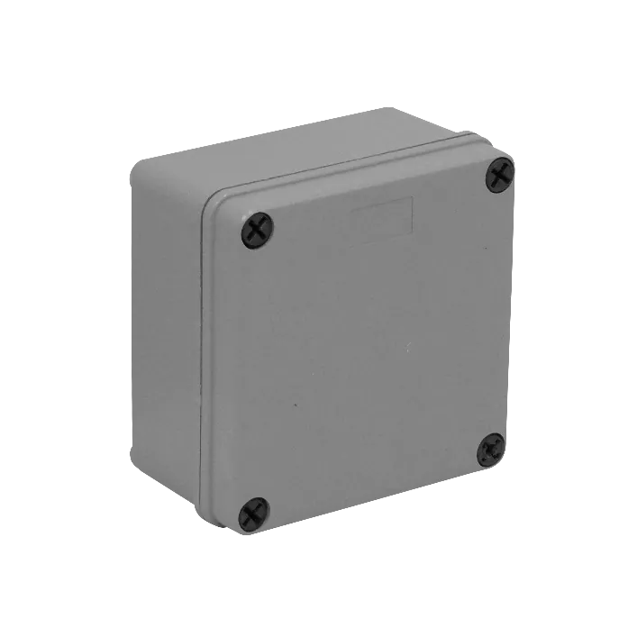 Caja estanca LinkChip MGC-10 gris PS 110x110x60mm con 4 tornillos 2
