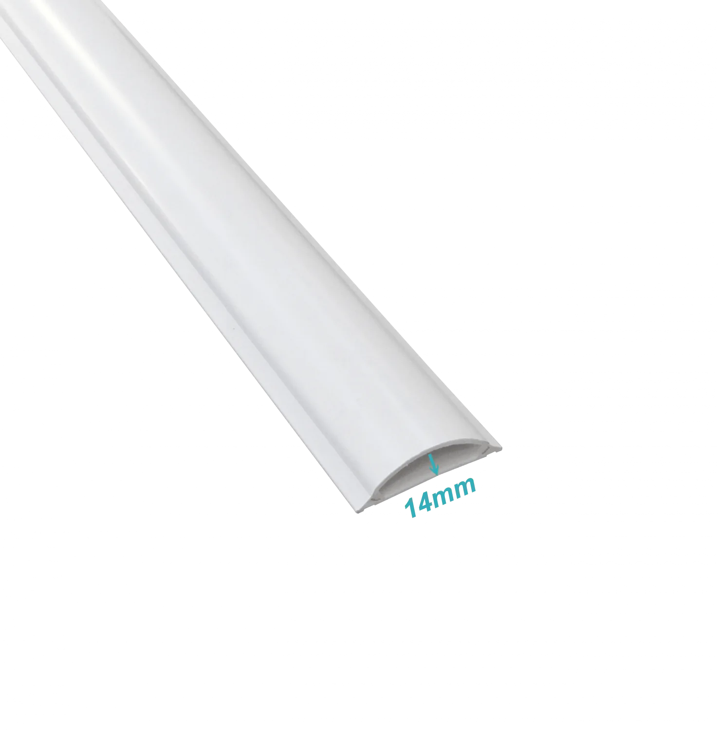 Canaleta piso LinkChip CC-P6516 blanca 65x16mm 2m base y tapa PVC 2