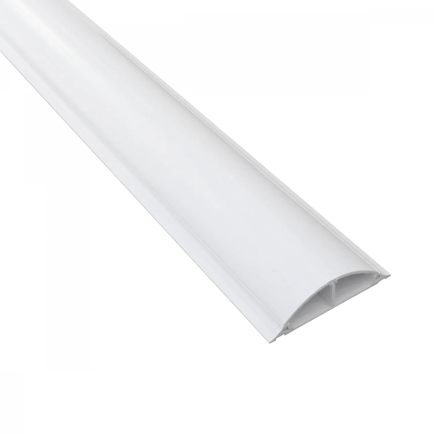 Canaleta de Piso LINKCHIP 100x25mm, 2m, PVC Blanco, Espesor 2.15mm x 1.90mm 2