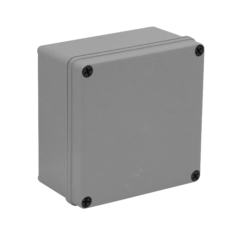 Caja estanca LinkChip MGC-20 gris PS 150x150x80mm con 4 tornillos 3