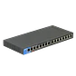 Switch Gigabit PoE+ de escritorio para empresas de 16 puertos Linksys LGS116P - Miniatura 3