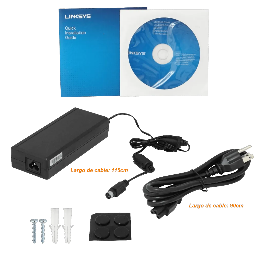 Switch Gigabit PoE+ de escritorio para empresas de 16 puertos Linksys LGS116P 5