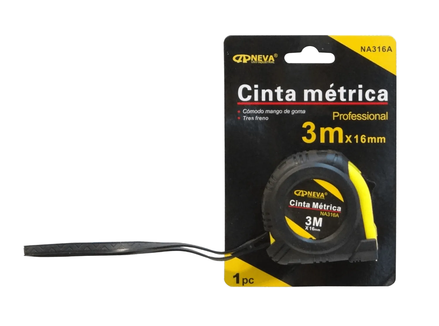 Huincha de Medir 3mts 10pies 16mm Fabricacion-China NEVA NA316A 2