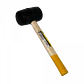Martillo de Goma Negra, Mango de Madera, 340g, TNO509   - Miniatura 3