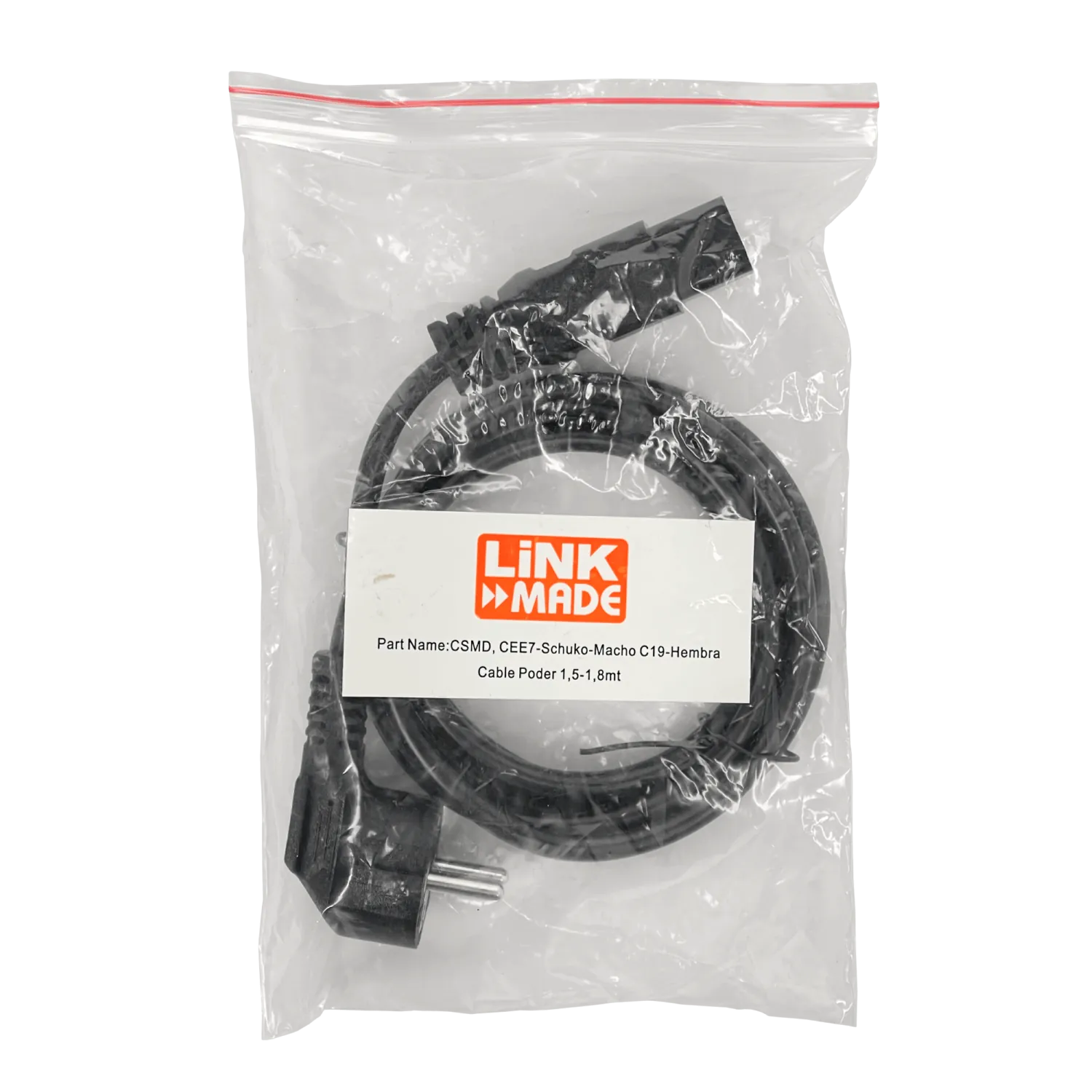 CEE7-Schuko-Macho C19-Hembra Cable Poder 1,5-1,8mt 2