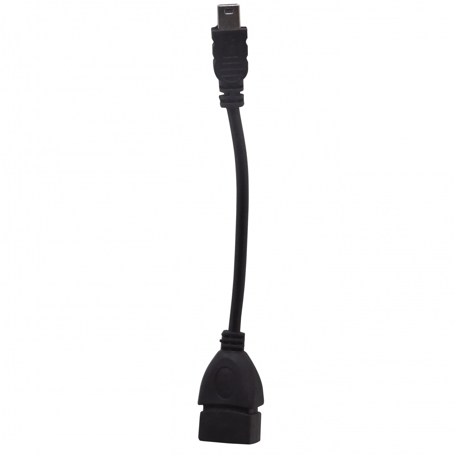 Cable A-H 5pin/mini/B-M 7cm OTG Cable USB2.0 0,1mt 2