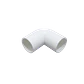LINKCHIP 32mm Codo Chico para Tubo PVC Blanco - Miniatura 2