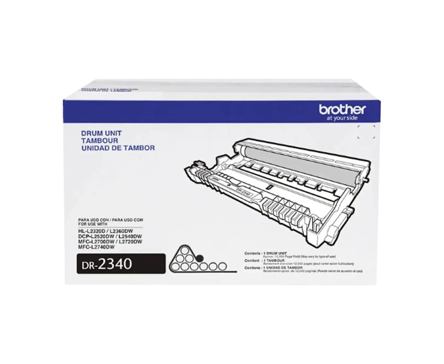 BROTHER Tambor 12000-impresiones para HL-L2360DW Drum Cilindro 2