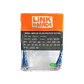 Pack x4 Cable Patch LINKMADE Cat6 Azul 30cm LSZH Inyectado Multifilar - Miniatura 2
