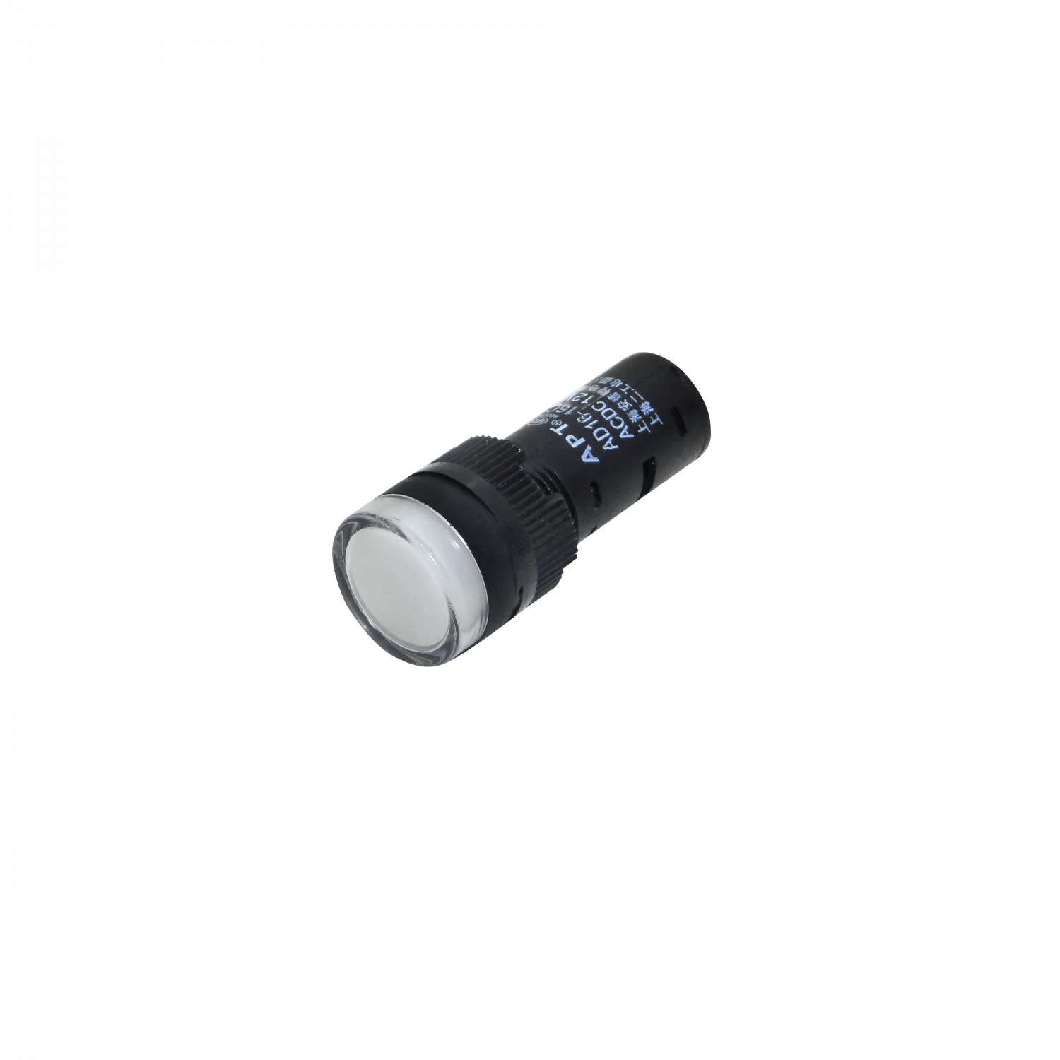 Blanco Luz Piloto LED 12VDC/AC 15mm-diametro 19mm-cabeza 45mm-altura 2