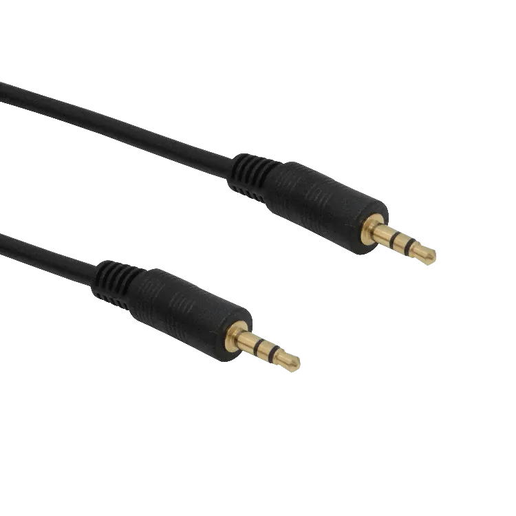 Cable de Audio 3.5mm Macho a Macho, 15m, Estéreo, Negro 3