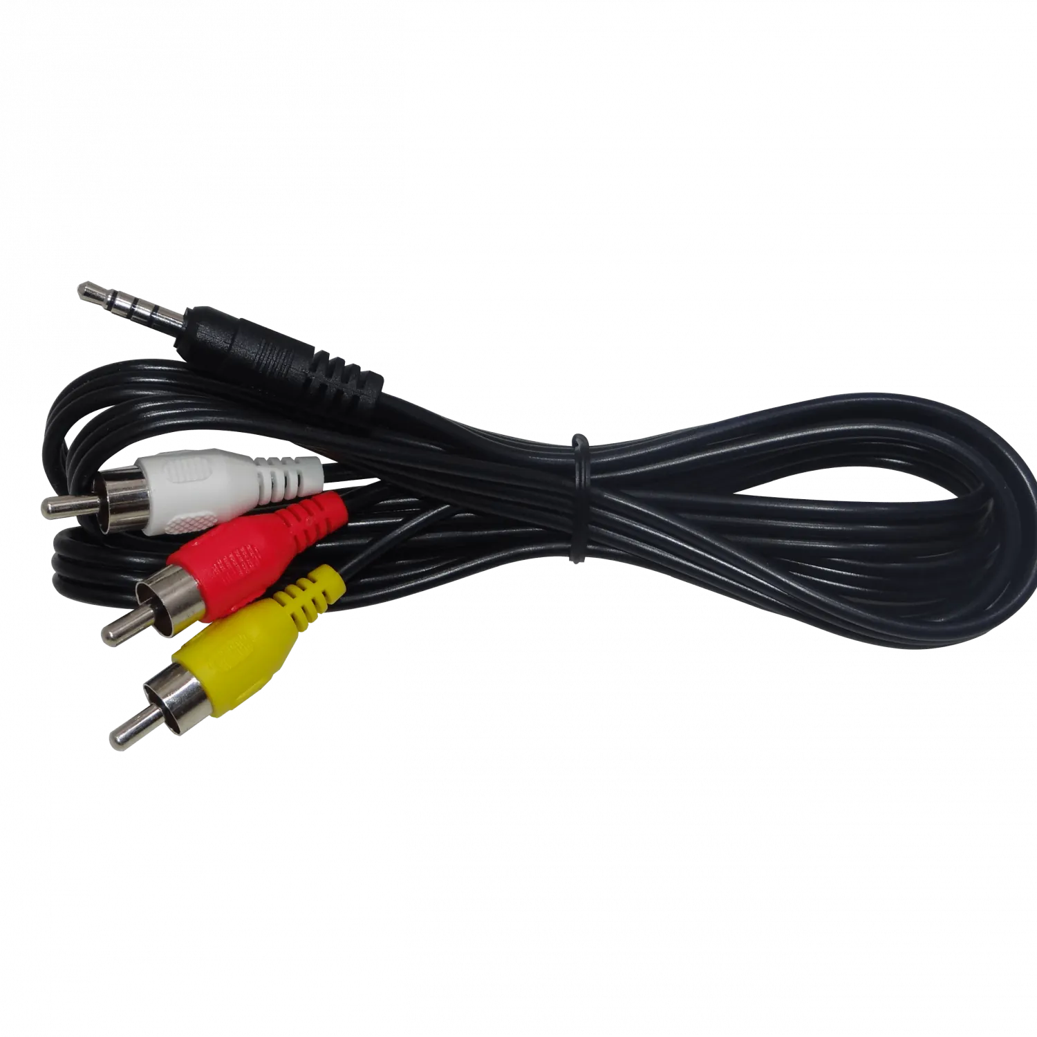 Cable A/V 3.5mm Macho a 3 RCA Macho, 1m, Audio Video Estéreo 2