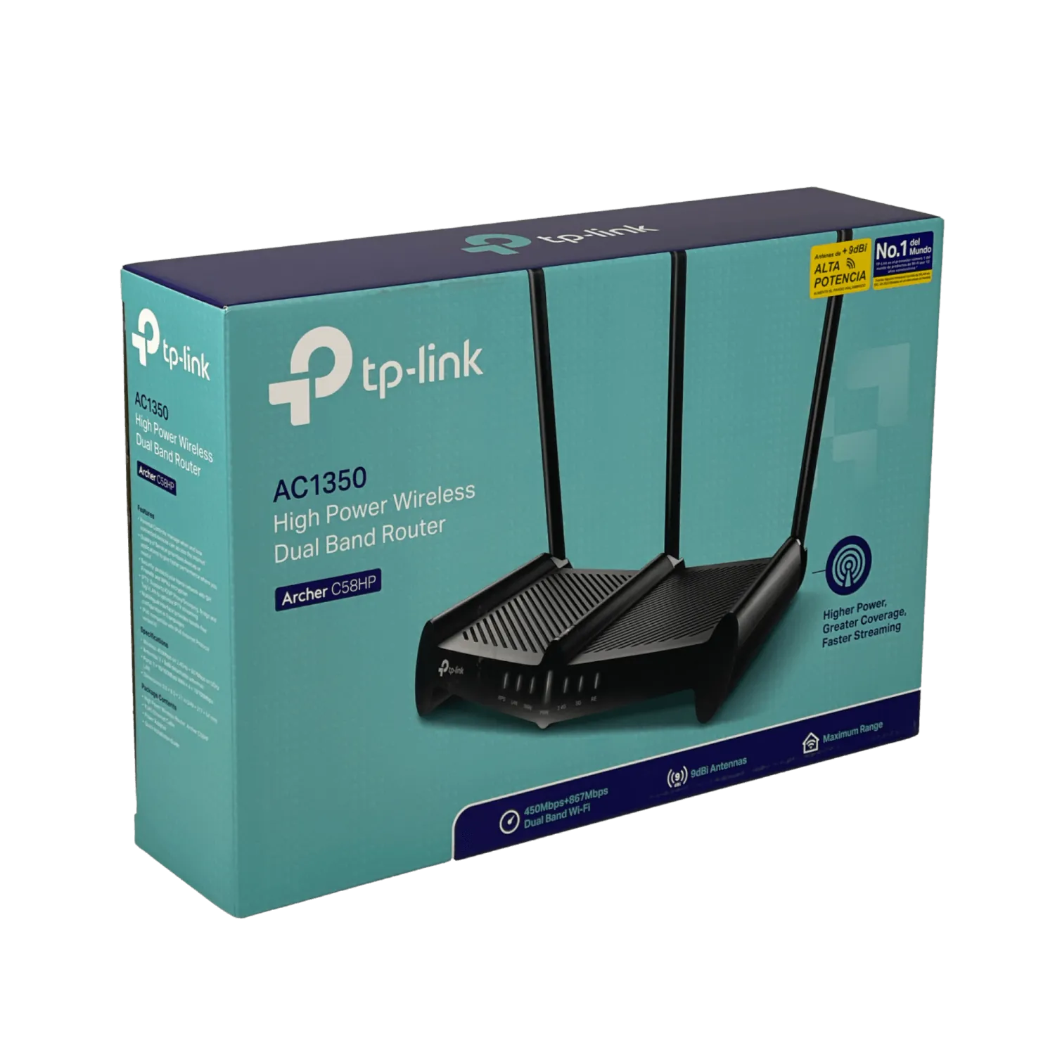 Router Inalámbrico de Alta Potencia TP-Link Archer C58HP AC1350 de Doble Banda, Control parental 2