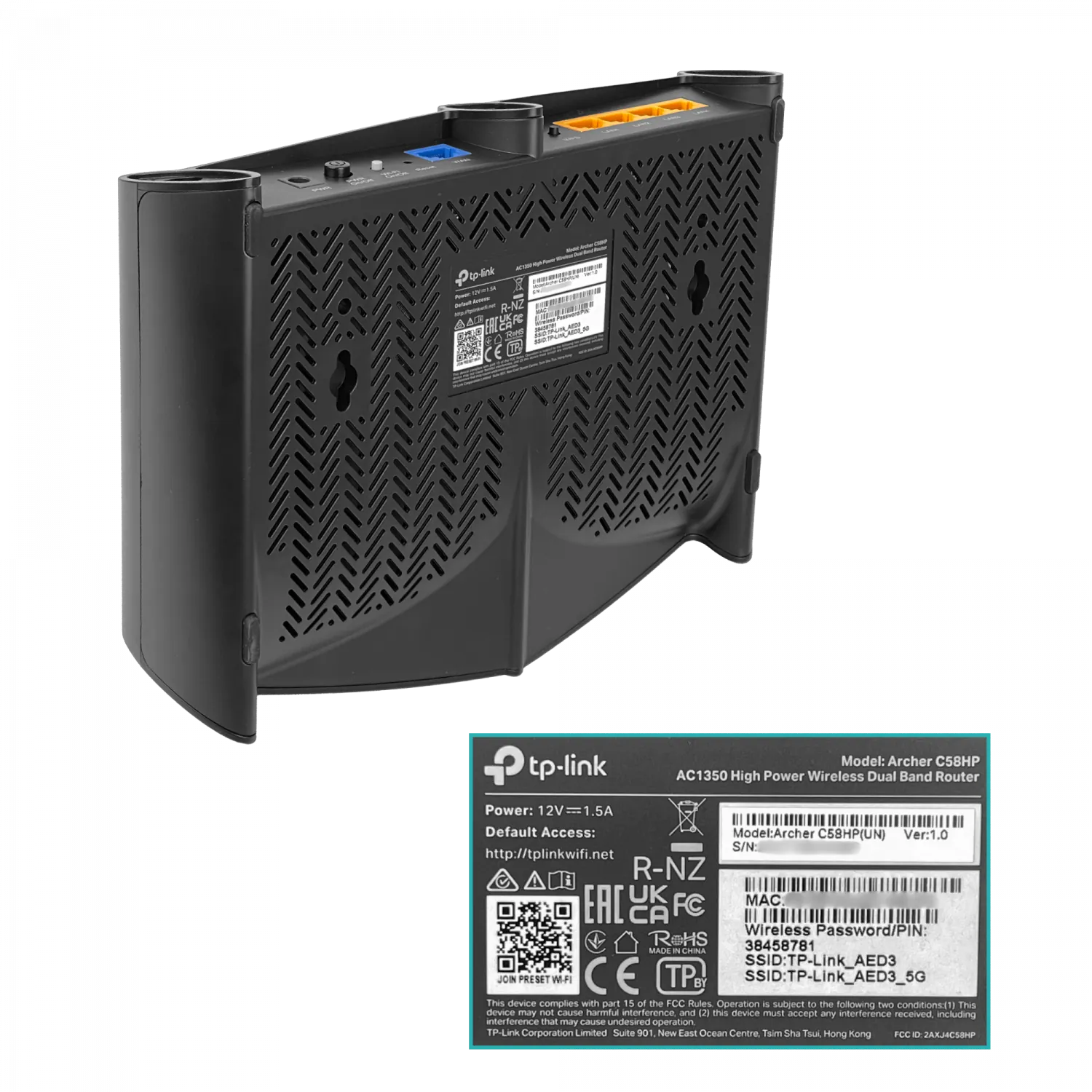 Router Inalámbrico de Alta Potencia TP-Link Archer C58HP AC1350 de Doble Banda, Control parental 7