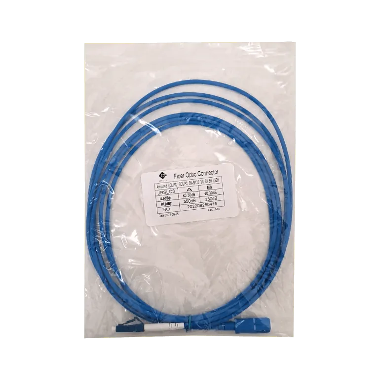 LSZH Blindado 3mt LC-SC SM Simplex Jumper Cable Fibra 3.0mm 9/125um 2
