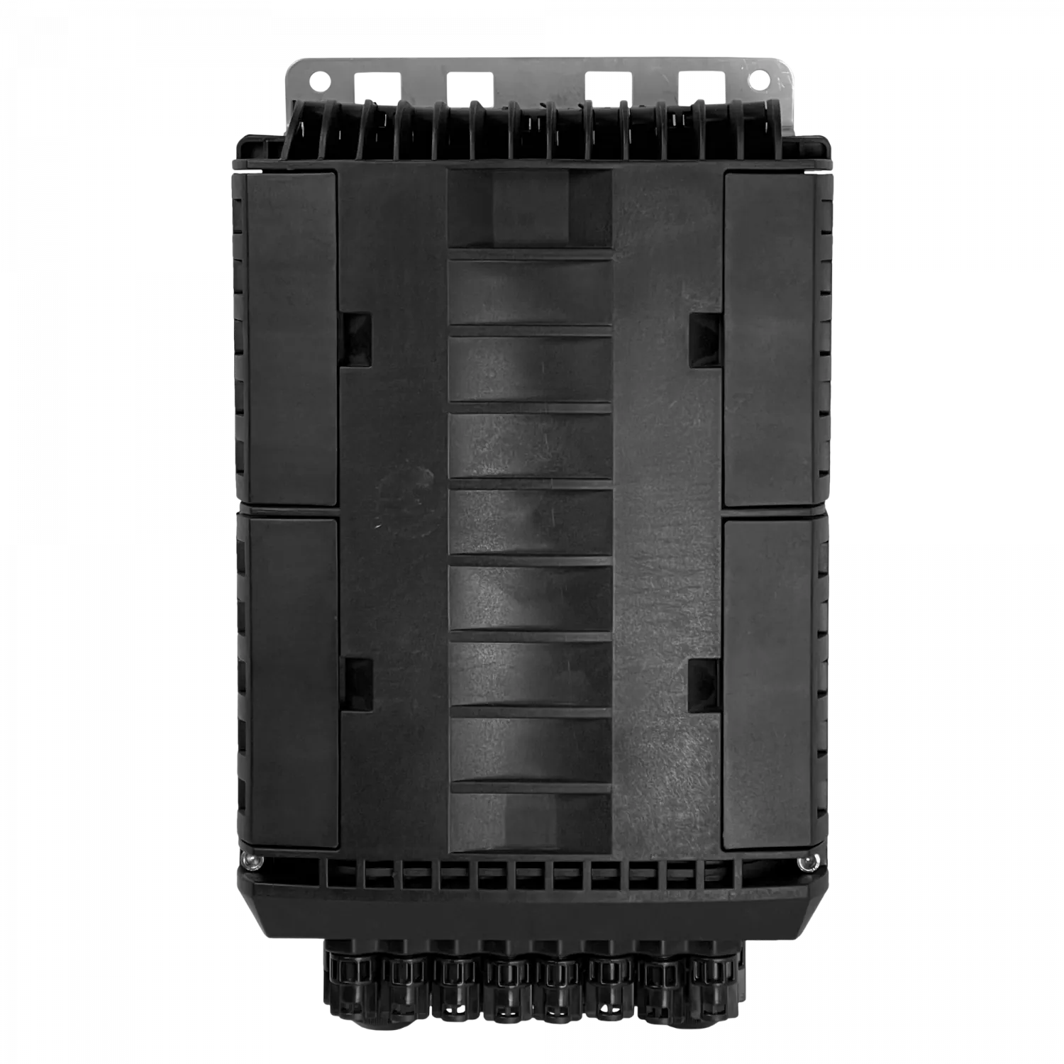 Caja de Empalme de Fibra Óptica 96 Fusiones IP68 Negra - BOX-96N 3