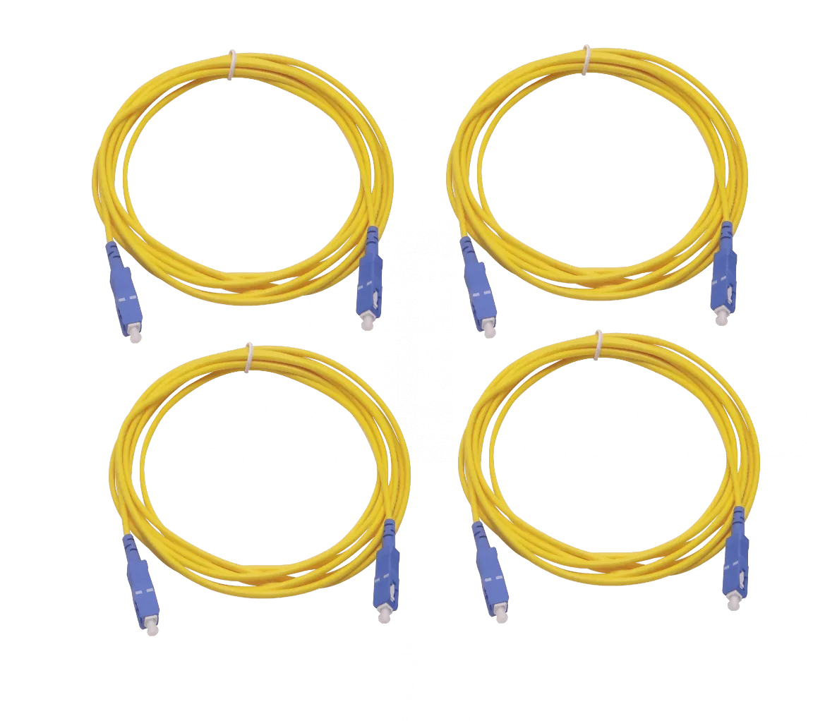4-unids 3mt SC-SC/UPC SM Simplex Jumper Cable Fibra 9/125um 3mm 1