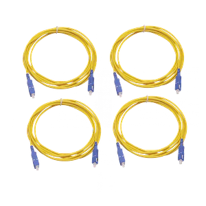 4-unids 3mt SC-SC/UPC SM Simplex Jumper Cable Fibra 9/125um 3mm