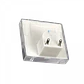Voltímetro analógico 0-300 VAC, panel 40×40 mm, VOLT-AC - Miniatura 2