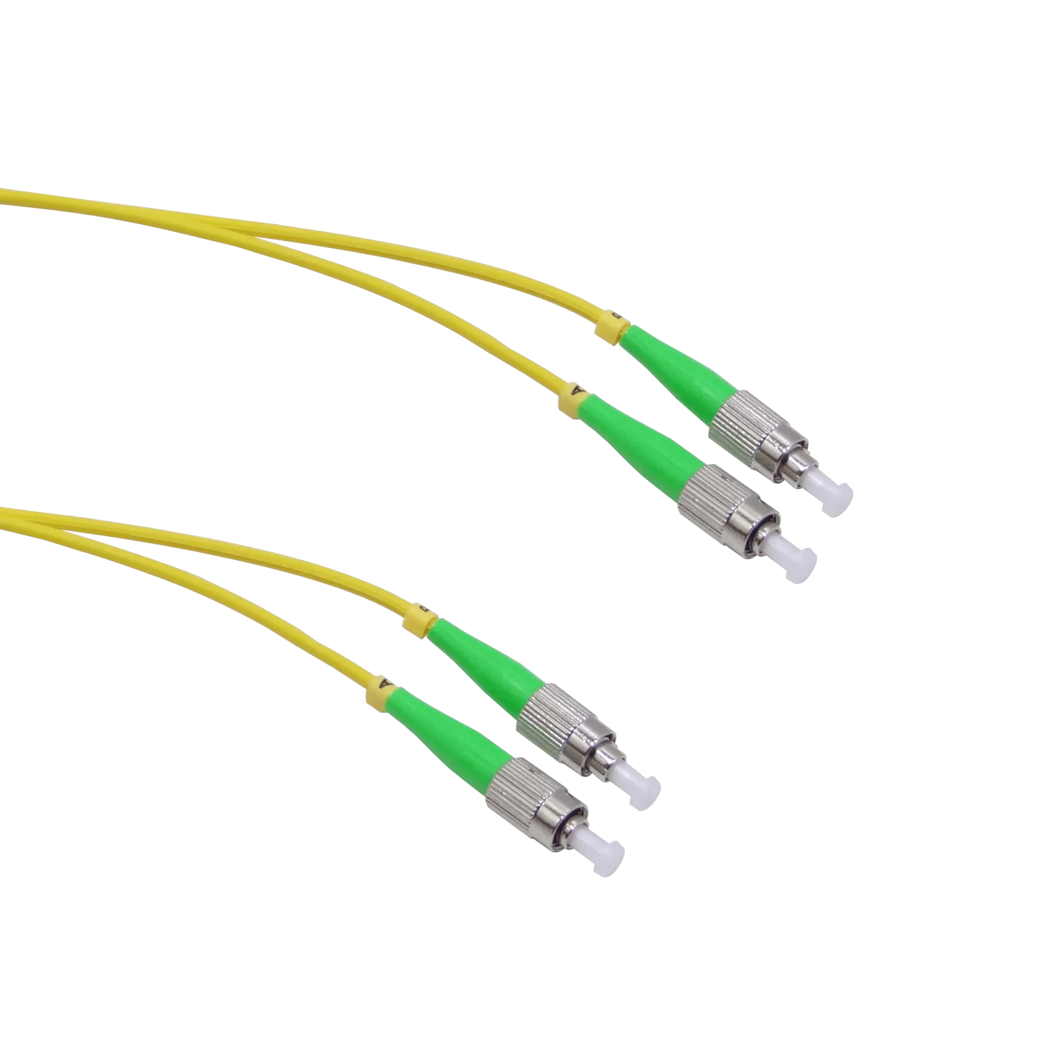 1mt FC/APC-FC/APC MonoModo SM Duplex Jumper Cable Fibra 9/125um 3mm  2