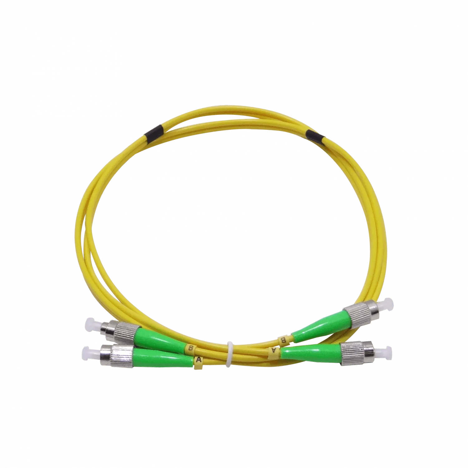1mt FC/APC-FC/APC MonoModo SM Duplex Jumper Cable Fibra 9/125um 3mm  3