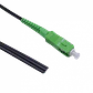 Negro Drop-Port 100mt SC/APC MonoModo SM SX Pigtail Cable Fibra G652D - Miniatura 3
