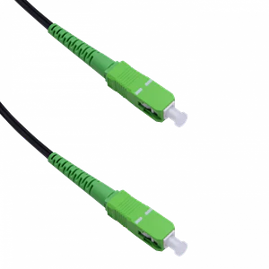 Negro Drop-Port 50mt SC/APC MonoModo SM SX Jumper Cable Fibra G652D