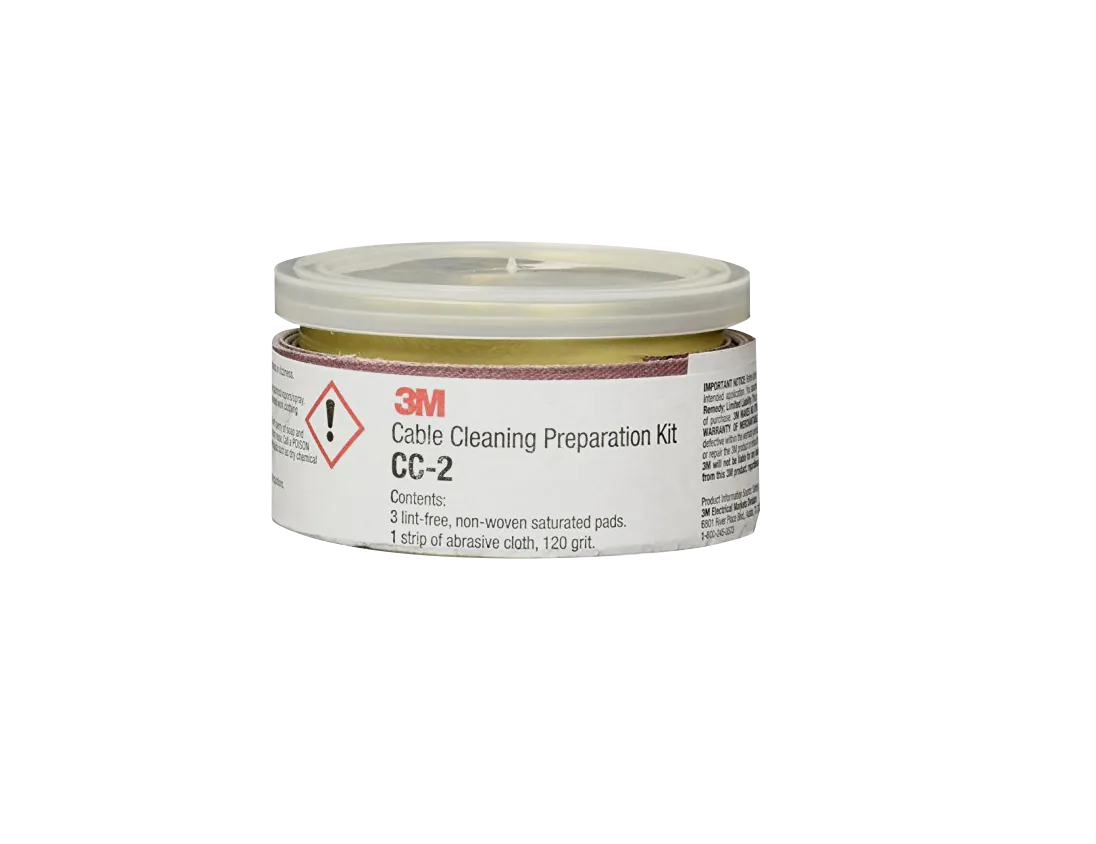 3M Cable Cleaning Preparation Kit 3-pads 120-grit 2