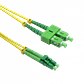 3mt SC/APC-LC/APC MonoModo SM Duplex Jumper Cable Fibra 9/125um 3mm - Miniatura 2