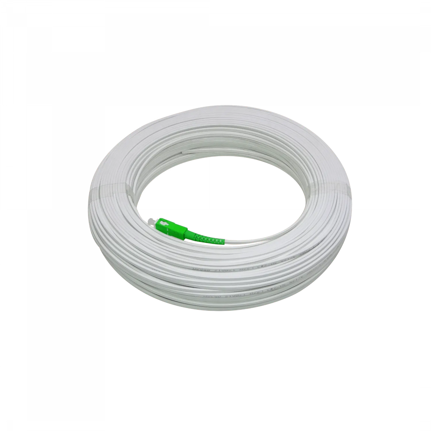 Cable fibra optica Blanco Drop 100m SC/APC Monomodo SM SX Pigtail JFSA-100 2