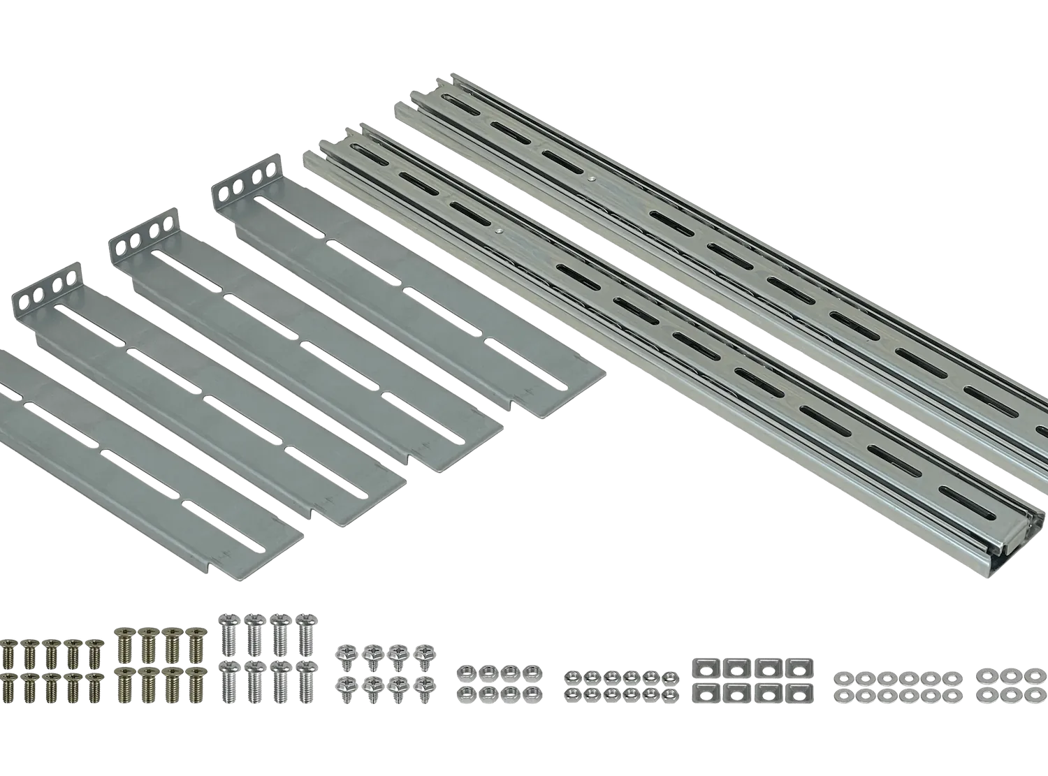 2U Fondo-490-750mm Riel de Rack deslizable-455mm 2