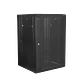 LINKMADE 18U RACK DOBLE BISAGRA 60CM-FONDO NEGRO INC-2U - Miniatura 2