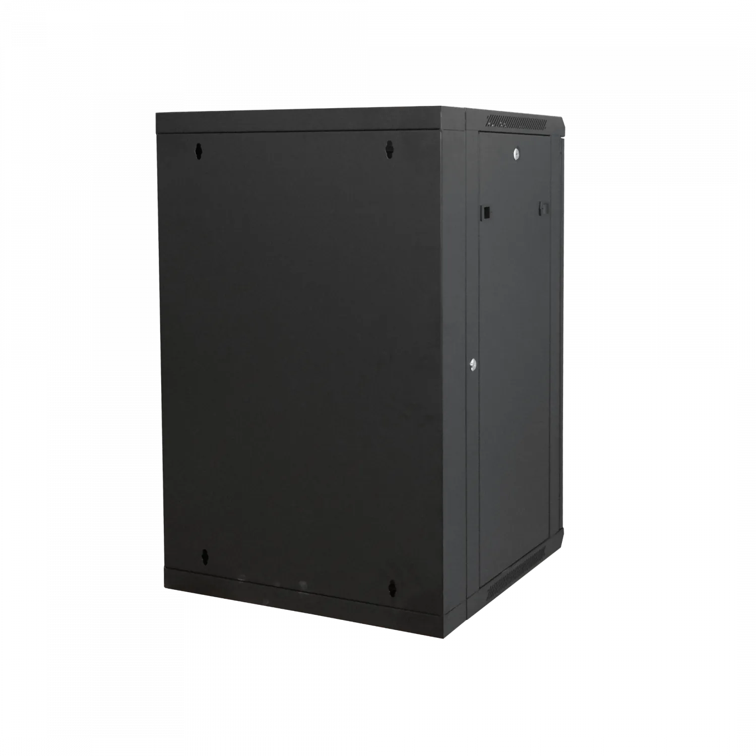 LINKMADE 18U RACK DOBLE BISAGRA 60CM-FONDO NEGRO INC-2U 4