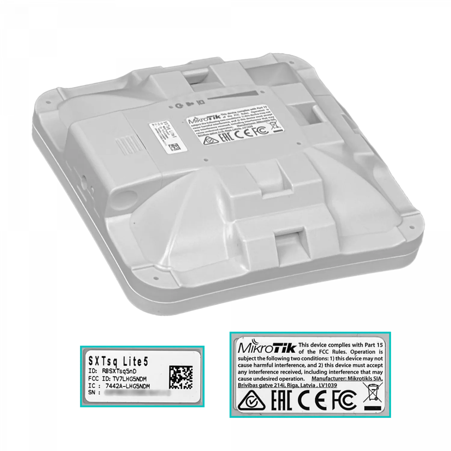 Dispositivo Inalámbrico Exterior MikroTik SXTsq Lite5 - Conectividad de Largo Alcance 3