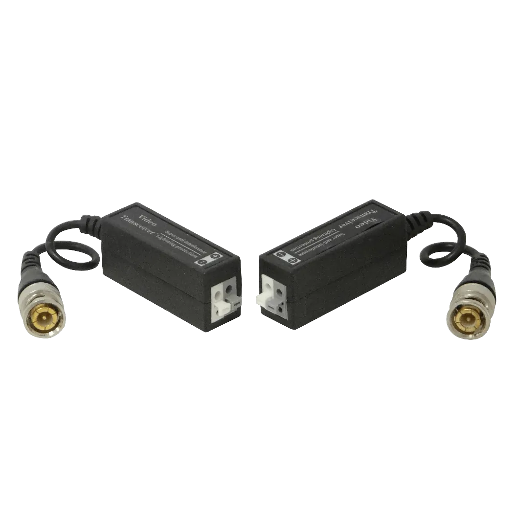 Video Balun Punchable, Pararrayo Pasivo, 1-Par, 2 Unidades, CCTV UTP, BNC-Macho 2