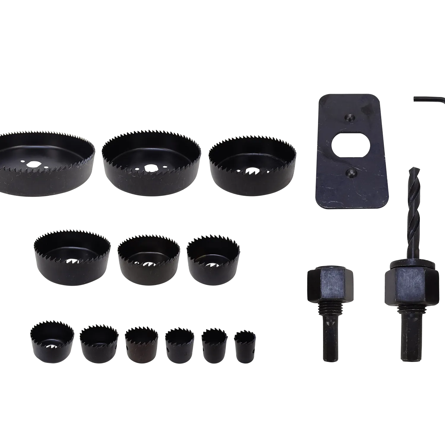 12 Copas Sierras Madera 19-127mm Juego-16-piezas TN0211 FERRETOOLS 3